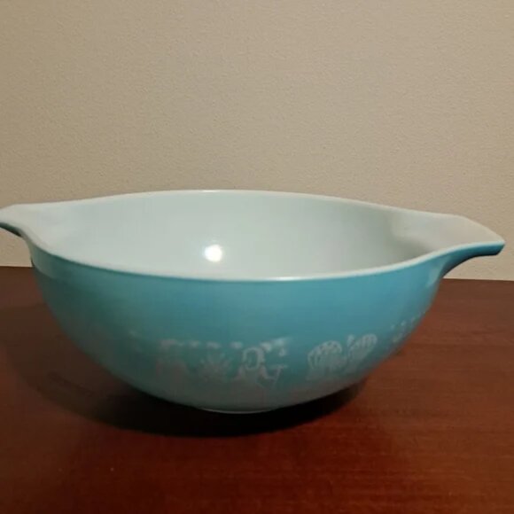 Pyrex Vintage Amish Butterprint 444 Cinderella Nesting Bowl 4 Quart - Picture 3 of 12